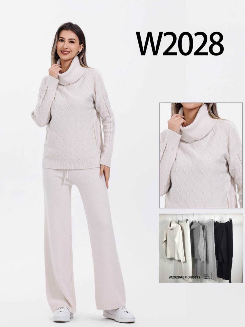 Komplet  damska (Francja produkt) Roz Standard, Mix Kolor .Paczka 8 szt